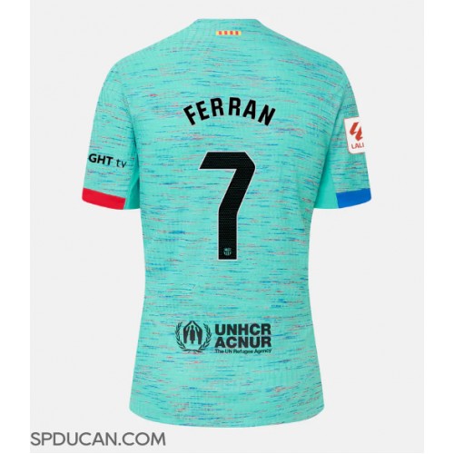 Muški Nogometni Dres Barcelona Ferran Torres #7 Rezervni 2023-24 Kratak Rukav